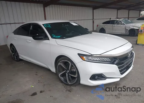 2021 Honda Accord Sport из США, поврежденный, VIN 1HGCV1F33MA053007